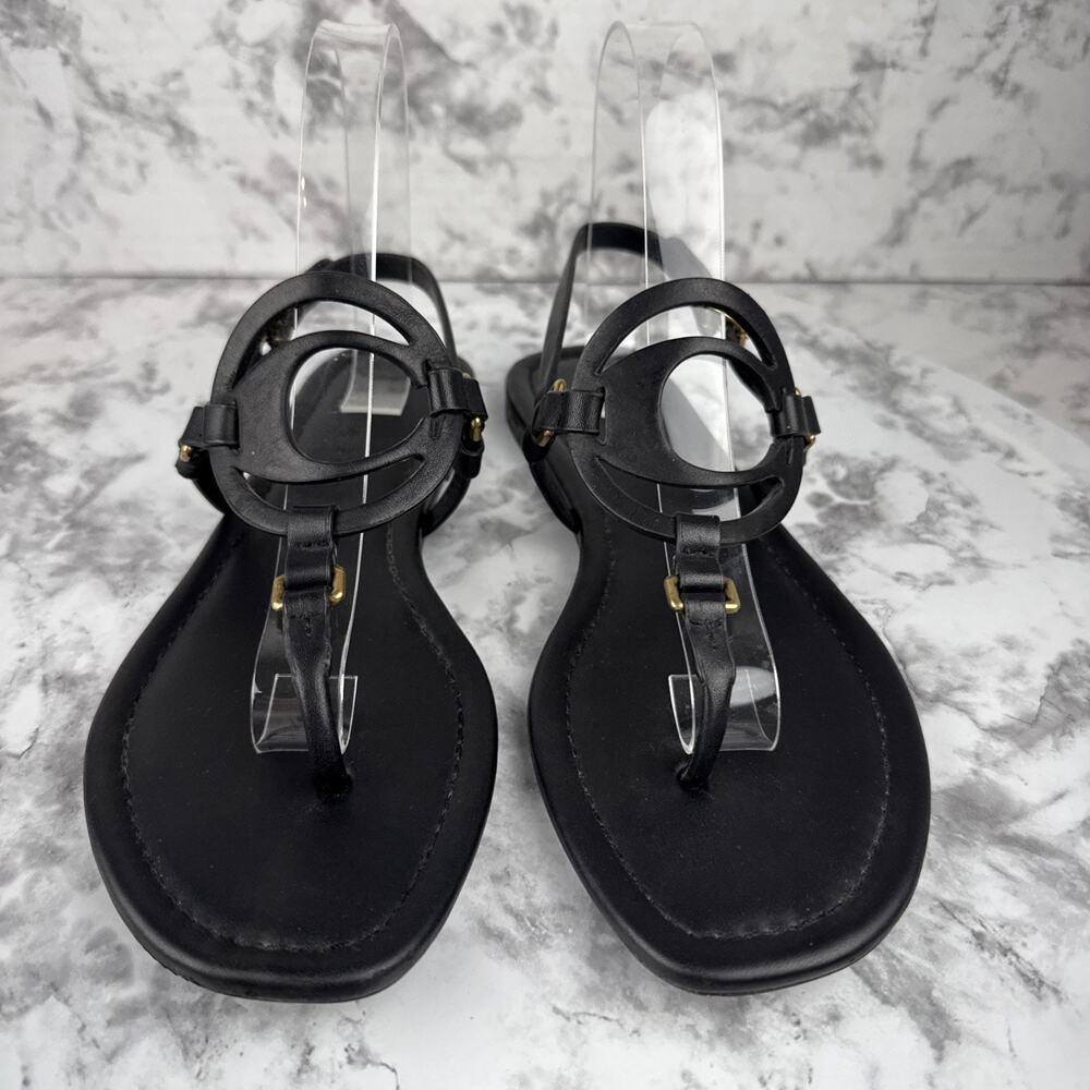 Elegant Black Sandals - Picture 2 of 10